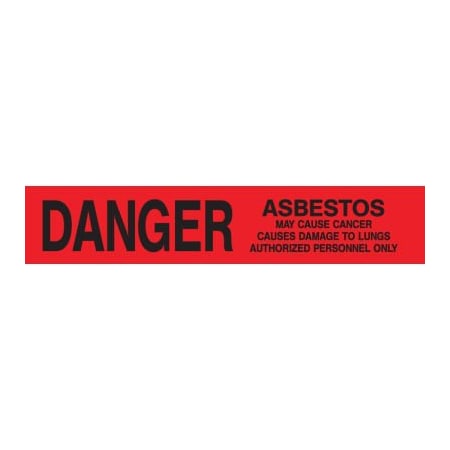 National Marker Co Printed Barricade Tape - Danger Asbestos Hazard PT30